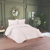 Tavolo Unıque Olivia Kadife Dolgulu Çift Kişilik Yatak Örtüsü - Krem - 240 x 260 cm