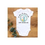 Tavşan Anne Bebek Organik Baskılı Çıtçıtlı Body 2780-LMNN