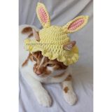 Tavşan Bucket Şapka Winnie The Pooh Temalı Kedi Köpek Şapkası Sarı Pembe Sevimli Tavşan Şapka
