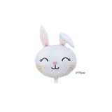 Tavşan Bunny Konsept Balon Easter Sevimli Tavşan Woodland Doğum Günü Parti Balon