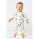 Tavşan Desenli Önü Çıtçıtlı Bebek Pijama Takım