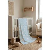 Tavşan Desenli Soft Touch Termal Bebek Battaniyesi CBT0005 - Çok Renkli