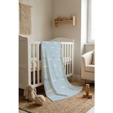 Tavşan Desenli Soft Touch Termal Bebek Battaniyesi CBT0005