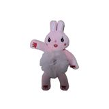 Tavşan Figürlü Peluş Saç Lastiği (Pembe) – Sevimli Ve Yumuşak Tasarım