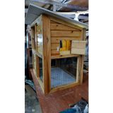 Tavşan Kafesi - Kemirgen Kafesi - Damızlık Tavşan Kafesi - 2 Katlı Kafes - Tavuk Kuş Kafesi 90x80x50