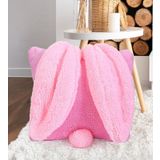 Tavşan Kulaklı Kırlent Yastık - Pembe