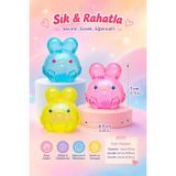 Tavşan Squishy Stres Oyuncağı Simli Jel Meyve Kokulu Fidget