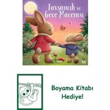 Tavşancık ve Gece Macerası + Boyama Kitabı
