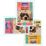Tavuk Etli 16LI, Somonlu 16LI, Sığır Etli 16LI Köpek Ödül Çubuğu (16+16+16 Sticks)