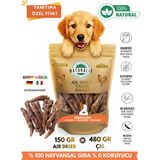 Tavuk Kanat %100 Doğal Çiğnemelik Köpek Ödül Maması Airdried Kurutulmuş Tavuk Kanadı 150 gr - Renkli