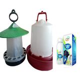 Tavuk Yemlik 4 kg ve Tavuk Suluk 8 Lt(Tavuk,civciv ve Hindi Için Yemlik )+ Power Brood 100 ml