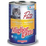 TAVUKLU HİNDİLİ PÜRE KEDİ KONSV 405 GR