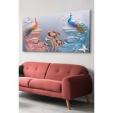 Tavus Kuşu Kanvas-canvas Tablo, 100 x 65, EV-KNVS-072