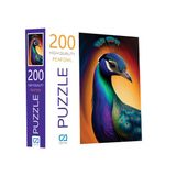 Tavus Kuşu Puzzle 200 Parça