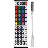 Tawitec Rgb LED Kontrol Kumandası Animasyonlu Rf(Radio Frekans)12 Volt 44 Tuşlu Rgb Şerit LED Kontrol Cihazı - Renkli