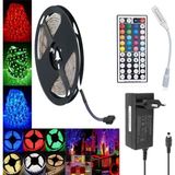 Tawitec Rgb Şerit LED Set – 5 Metre LED + Adaptör + Kontrol Cihazı + 44 Tuşlu Rf Kumanda – Iç Mekan – 3 Çipli – 12 V - Hazır Tak Çalıştır