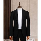 Taxi Giyim Üçlü Takım Elbise - Zara Kumaş - Siyah - TG3ZS12 - 001-Renkli - Regular Fit - 46
