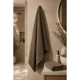 Taya Home %100 Pamuk Microcotton Banyo Havlusu 70X150 cm Ekstra Yumuşak Yüksek Emici Havlu - Kahverengi