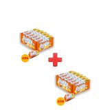 Tayaş Frutty Midi Portakallı Yumuşak Şeker 20 gr x 24 Adet Kutulu 2'li Paket