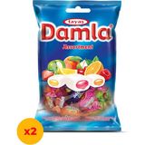 Tayaş Karışık Meyveli Yumuşak Şeker 500 gr x 2 Çocuklar ve Yetişkinler İçin Helal Atıştırmalık