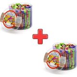TAYAŞ Miniyum Karışık Meyveli Yumuşak Şeker 804 Gr 2’li Paket PVC Kutu ile Lezzetli Deneyim - 2 Adet