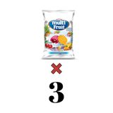 TAYAŞ Multi Fruit Karışık Meyveli Sert Şeker Poşet 350 Gr x 3 Adet