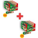 Tayaş Onix Salsa Karpuzlu Sert Şeker 22,4 gr x 24 Adet Kutulu 2'li Paket