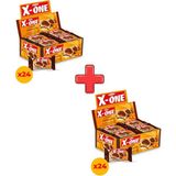 Tayaş X-One Tartelette Karamelli Kakao Kaplı Bisküvi 20 gr x 24 Adet Kutulu 2'li Paket