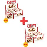 Tayaş X-One Tartelette Sütlü Kakaolu Krema Dolgulu Kaplı Bisküvi 20 gr x 24 Adet Kutulu Lezzetli Atıştırmalık