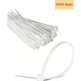 Tayem Cırt Kelepçe, Kablo Bağı, Plastik Kelepçe 2.5 x 100 Mm, 1000 Adet