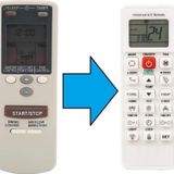 Tayfun Fujitsu- General AR-AB8 AR-AB10 AR-DB5 Klima Kumandası