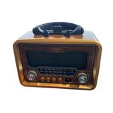Tayfun Nostalji Radyo Ve Müzik Çalar Rt-768-Güneş Enerjili-Fenerli-Bluetooth-Usb-Fm