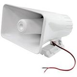 Tayfun Pazarcı-seyyar Satıcı-sütçü Horn Hoparlör 60 Watt Beyaz