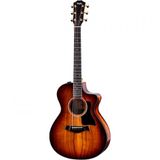 Taylor 222ce-K DLX Koa Deluxe Elektro Akustik Gitar (Shaded Edge