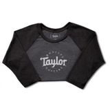 Taylor X-Large Kadın Beyzbol T-Shirt (Siyah/Siyah Buzlu)