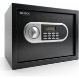 TAYTECH TY-003 Dijital Şifreli Ruhsatlı Ekipman ve Değerli Eşya İçin İdeal Elektronik Çelik Kasa | Type-C Acil Pil Desteği | Duvar Montajlı | 35x25x25 cm