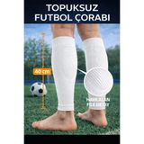 Tayzon Tabansız Futbol Çorabı Konç Çorap Fileli Hava Alan Futbol Çorabı Halı Saha Çorabı