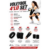 Tayzon Voleybol Seti - Voleybol Dizliği Sünger Destekli Voleybol Kolluğu Havlu Bileklik Kafa Bandı(havlu)