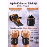 Tayzon Wrist Wraps Fitness Ağırlık Bilekliği – Crossfit Bilekliği, Halter ve Bench Press Bileklik Desteği