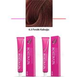 Tazador 2 Li Set Premium 6.3 Fındık Kabuğu - Kalıcı Krem Saç Boyası 2 x 50 G Tüp