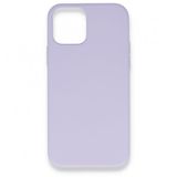 Tazador iPhone 12 Nano İçi Kadife Lila Silikon Kılıf