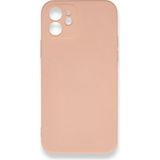 Tazador iPhone 12 Nano İçi Kadife Pudra Silikon Kılıf
