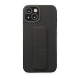 Tazador iPhone 13 Mega Standlı Silikon Siyah Kılıf