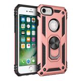 Tazador iPhone 7 Sofya Yüzüklü Rose Silikon Kapak Kılıf