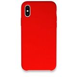 Tazador iPhone X Lansman Legant Kırmızı Silikon Kılıf
