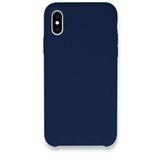 Tazador iPhone XS Lansman Legant Lacivert Silikon Kılıf