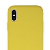 Tazador iPhone XS Max Lansman Legant Sarı Silikon Kılıf
