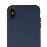 Tazador iPhone XS Max Nano İçi Kadife Lacivert Silikon Kılıf