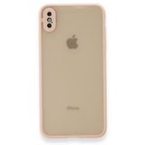 Tazador iPhone XS Montreal Pembe Silikon Kapak Kılıf