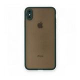 Tazador iPhone XS Montreal Yeşil Silikon Kapak Kılıf